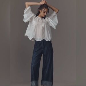 Pilcro Barrel Jean - Railroad Stripe